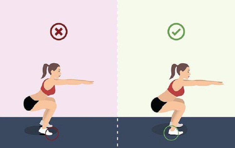 Tập squat đúng cách